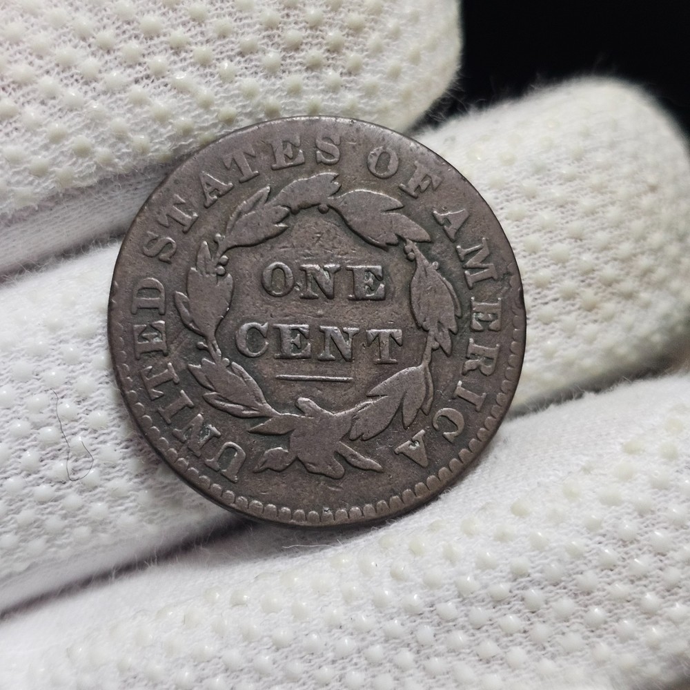 1829 Large Cent Medium Letters Reverse N.9 R.4 Rare Variety