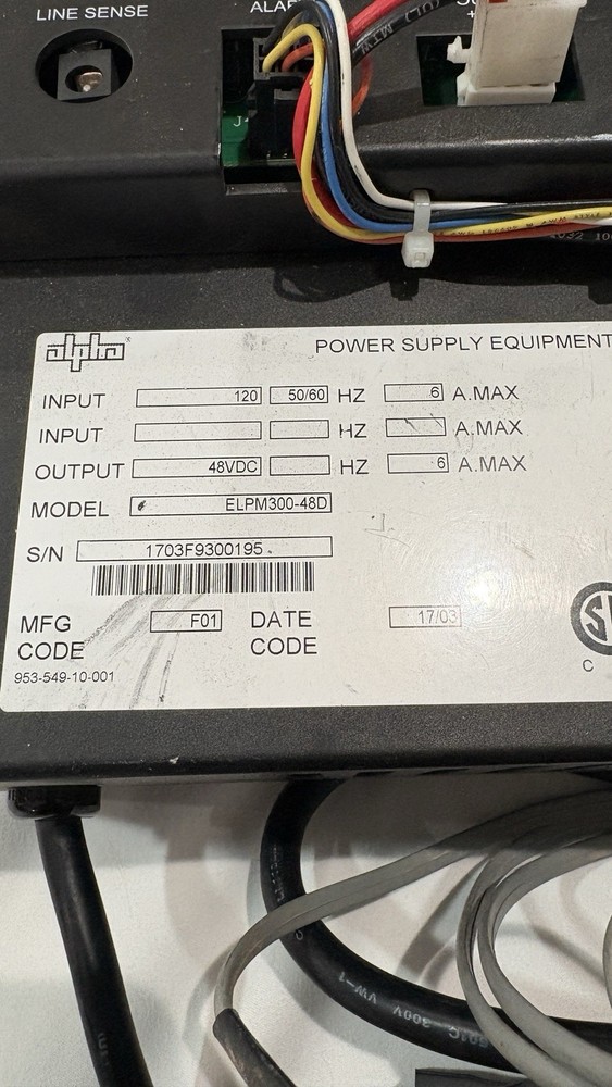 Alpha Technologies FlexNet ELPM300-48D DC UPS Power Supply