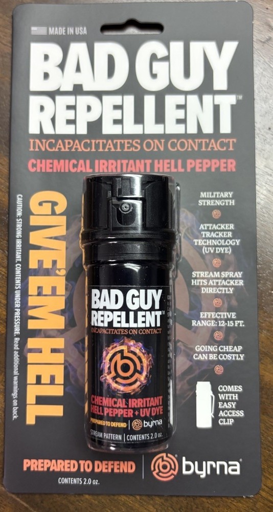Byrna Bad Guy Repellent Max w/UV Dye (2 oz)