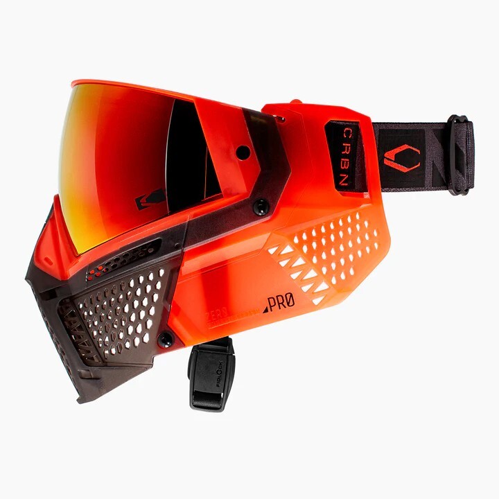 CRBN Zero Pro Paintball Mask (Less Coverage) - Blaze