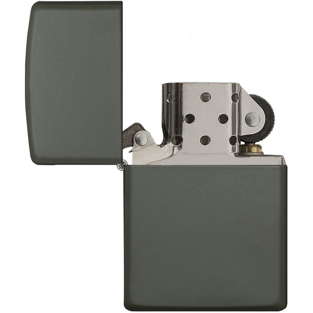 Zippo Regular Matte Pocket Lighter - Green