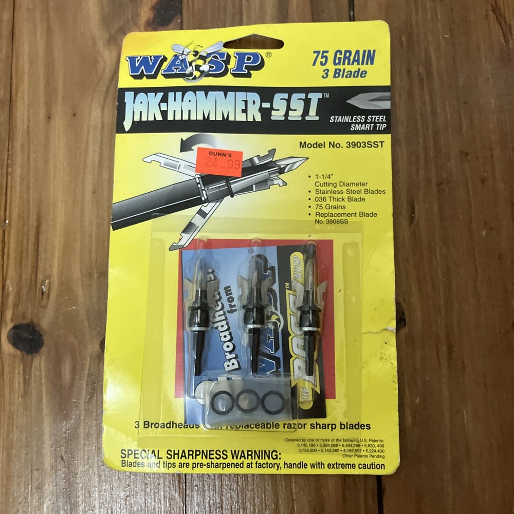 Wasp Jak-Hammer SST 75 Grain Broadhead