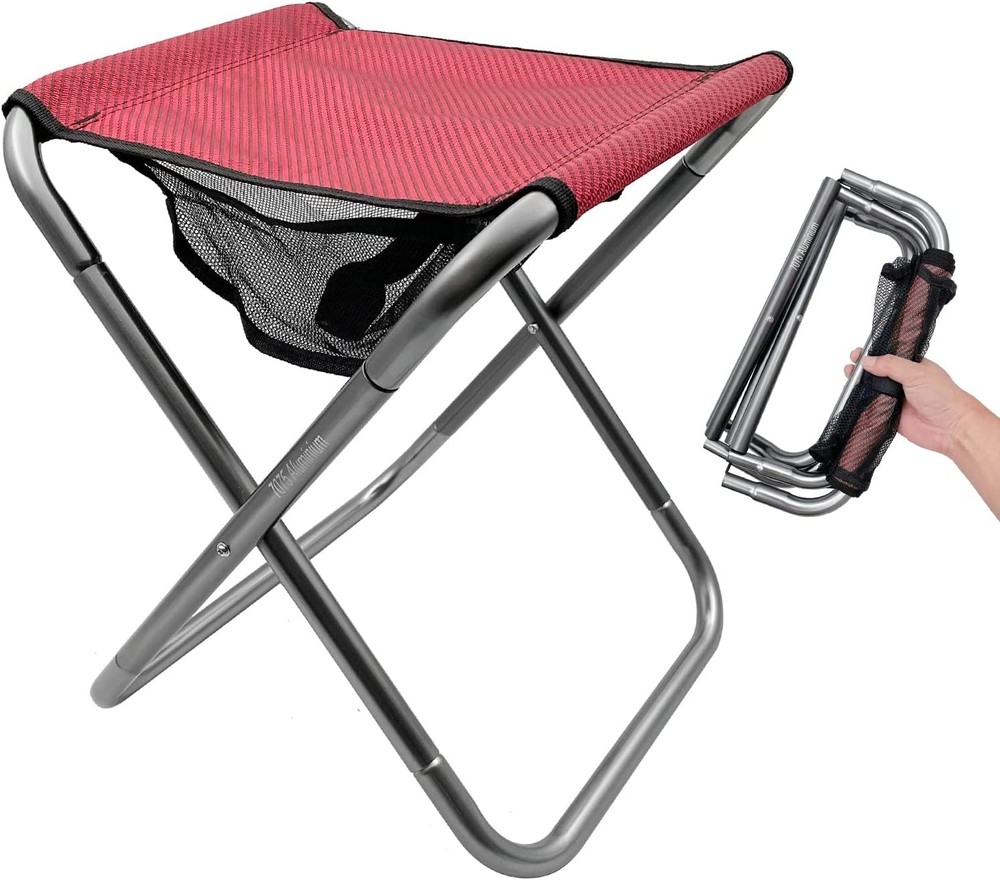 Portable Mini Folding Stool, Camping Stool, 150 lbs Capacity