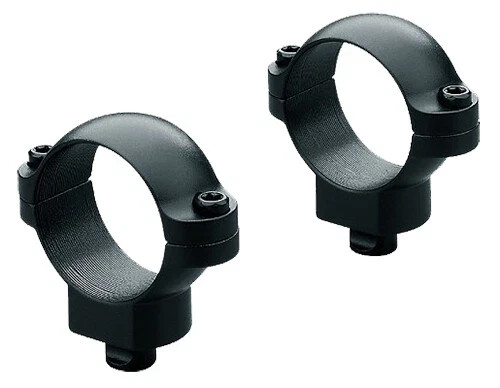 Leupold 49974 Quick Release Ring Set 1" Diameter Medium Black Matte