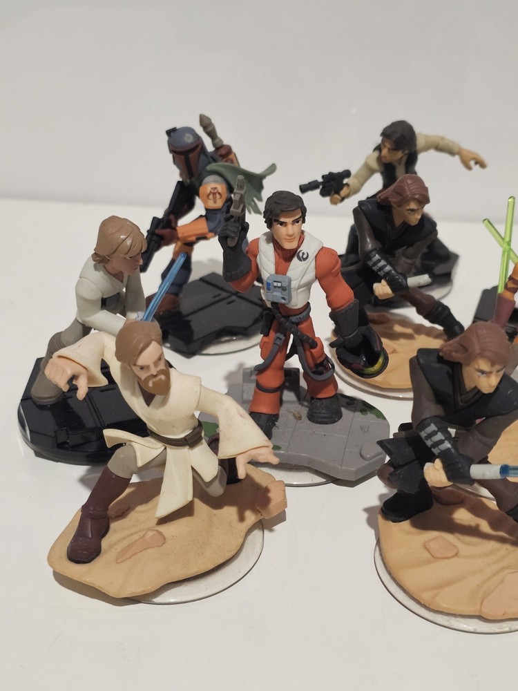 Star Wars Disney Infinity 3.0 Figures Bundle – Mixed Characters – As Pictured