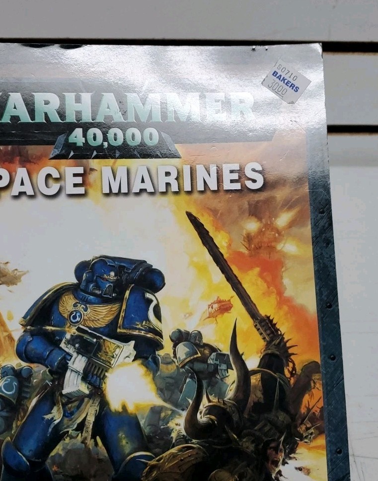 Warhammer 40k Codex: Space Marines (2008 Games Workshop, Softcover) Pre-Owned