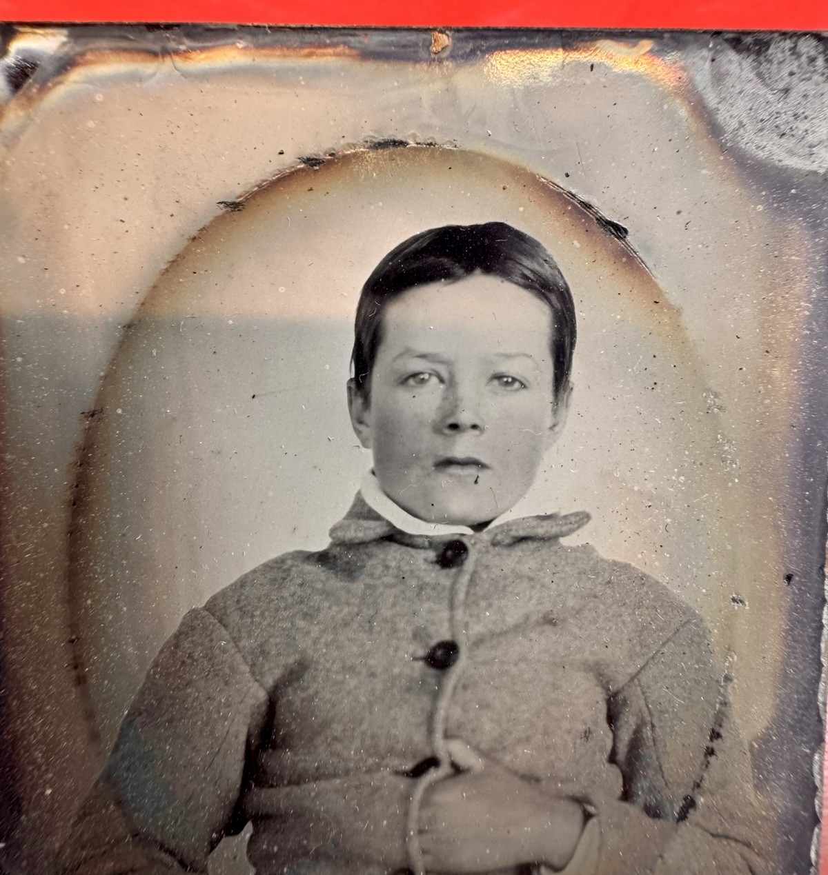 Antique 1/9 Plate Tintype Civil War Young Confederate Soldier Uniform Photo NC