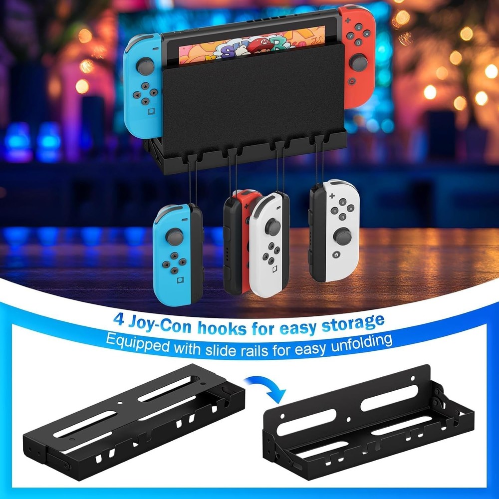 Nintendo Switch Wall Mount Stand for Joy Con Controllers