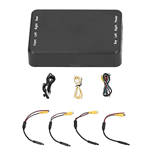 4 Way Car Video Switch Panoramic Camera Control Switch 360° Degree Camera