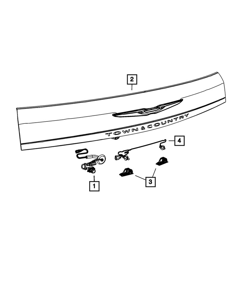 Genuine Mopar Camera 4672639AA