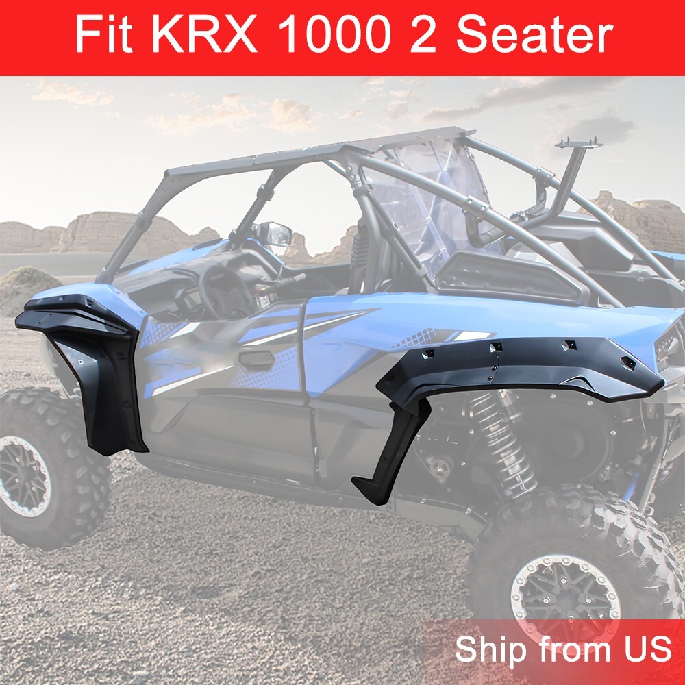 Extended Fender Flares Compatible with Kawasaki KRX 1000 20-23,for 99994-1324