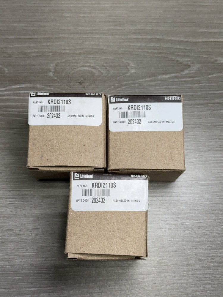 Littelfuse KRDI2110S Time Delay Relay 3 Pack