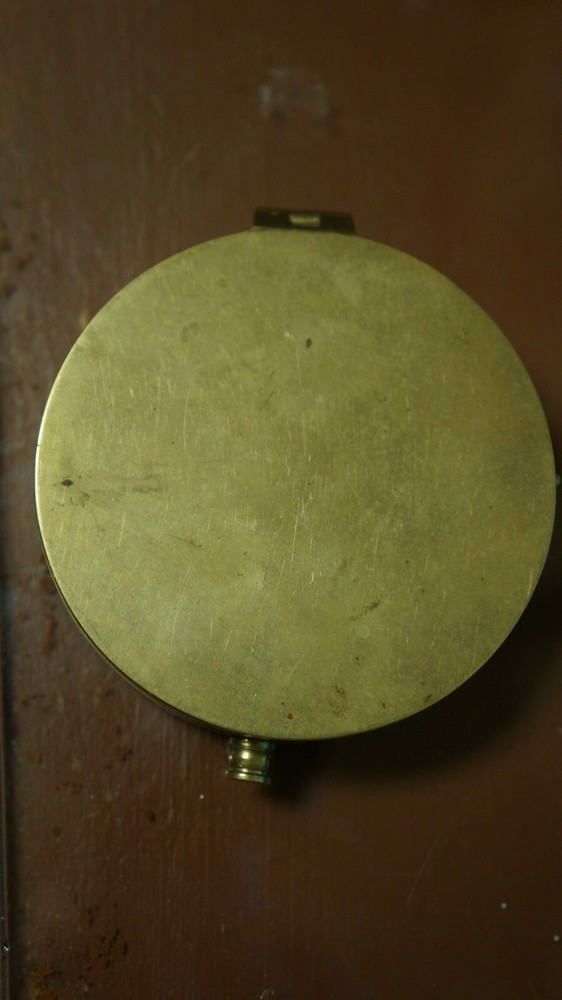 Old Brass Compass Direction Finder