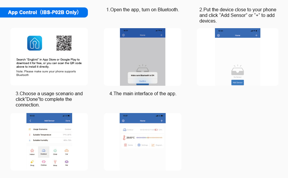 INKBIRD Bluetooth Pool Floating Thermometer Temperature Meter Swimming Spas Pond