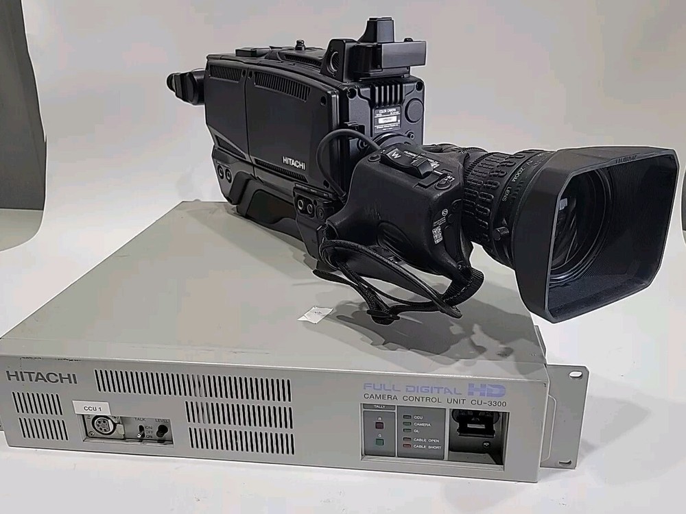 Hitachi SK-HD1000 Multi-Format Digital HD Camera Package Lens And Control Unit
