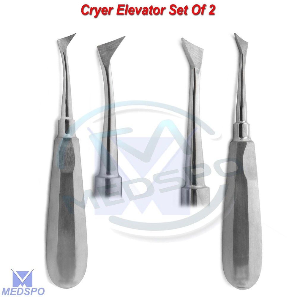Dental Surgery Lifter Root Elevator Tooth Extraction Root Cryer Elevator Set CE