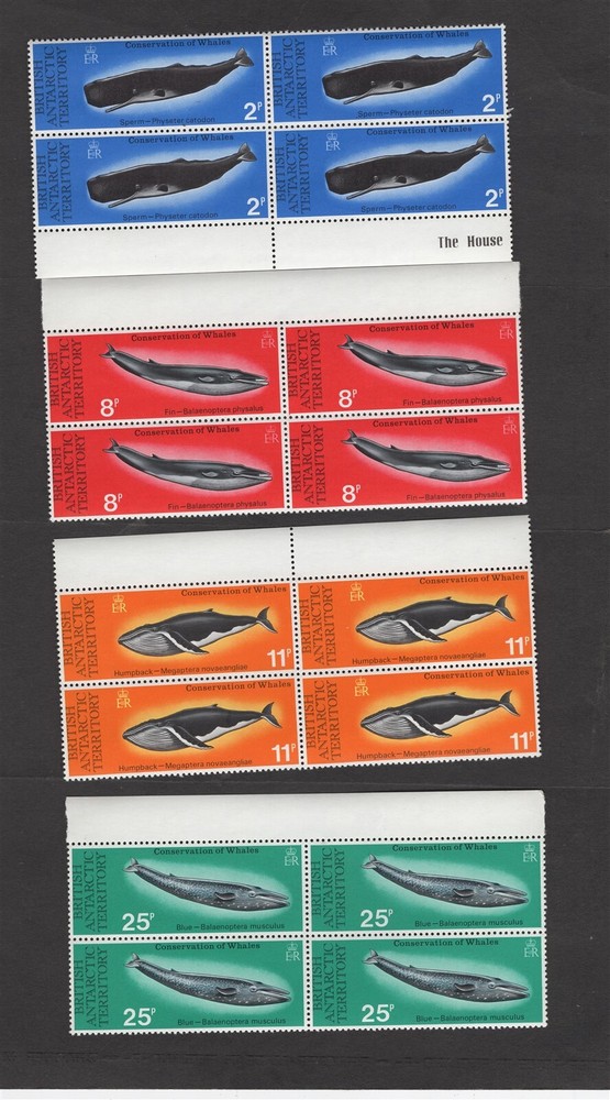 BRITISH ANTARCTIC TERRITORY Scott 64-67 SG79-82 Never Hinged