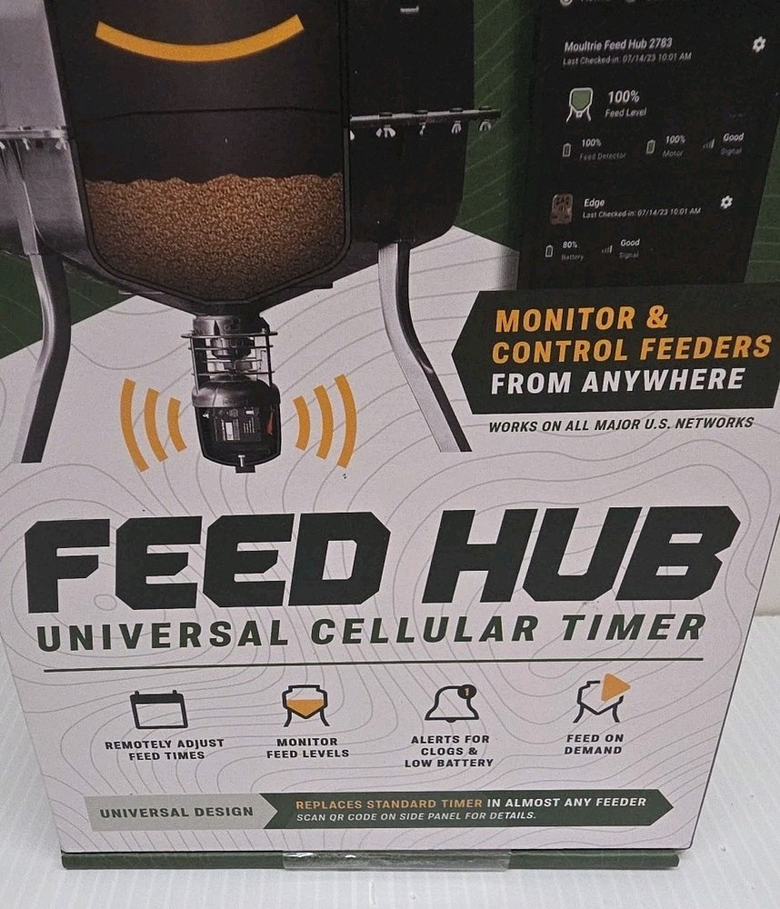 Moultrie Mobile Feed Hub Universal Cellular Timer - New Sealed Box