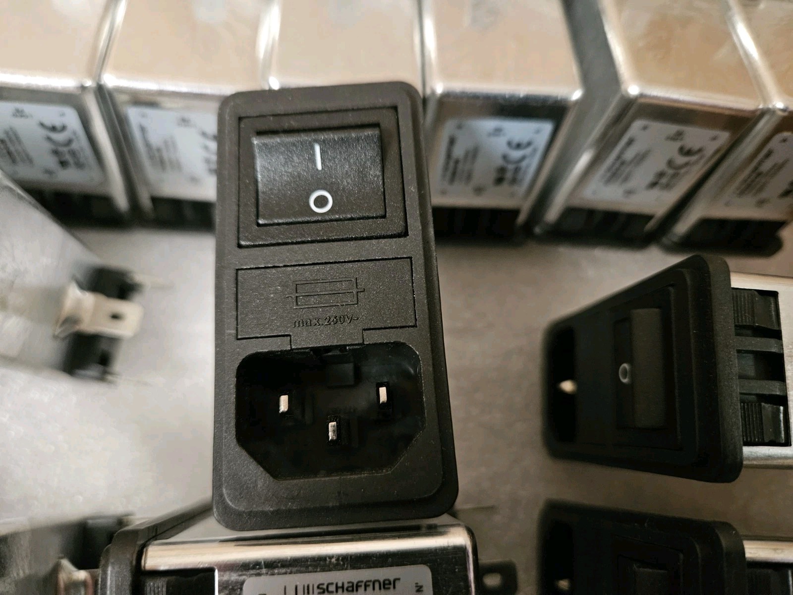 Schaffner FN286-6-06 Power Entry Module LOT OF 25...NEW/OPEN BOX