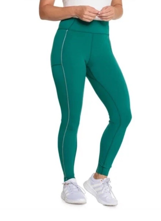 $120 Smartwool Women’s Run Leggings Pants - Emerald Green- Small - New Tags