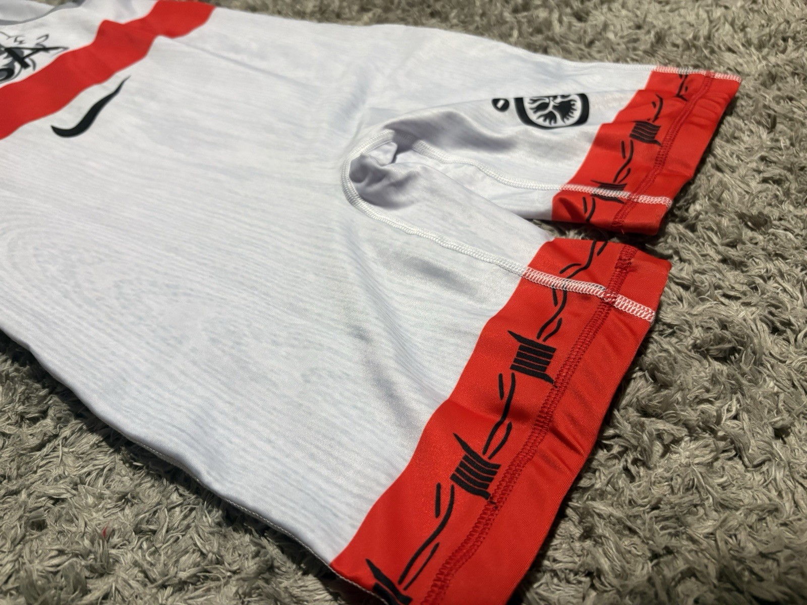 White Oklahoma State Wrestling Singlet Adult Large