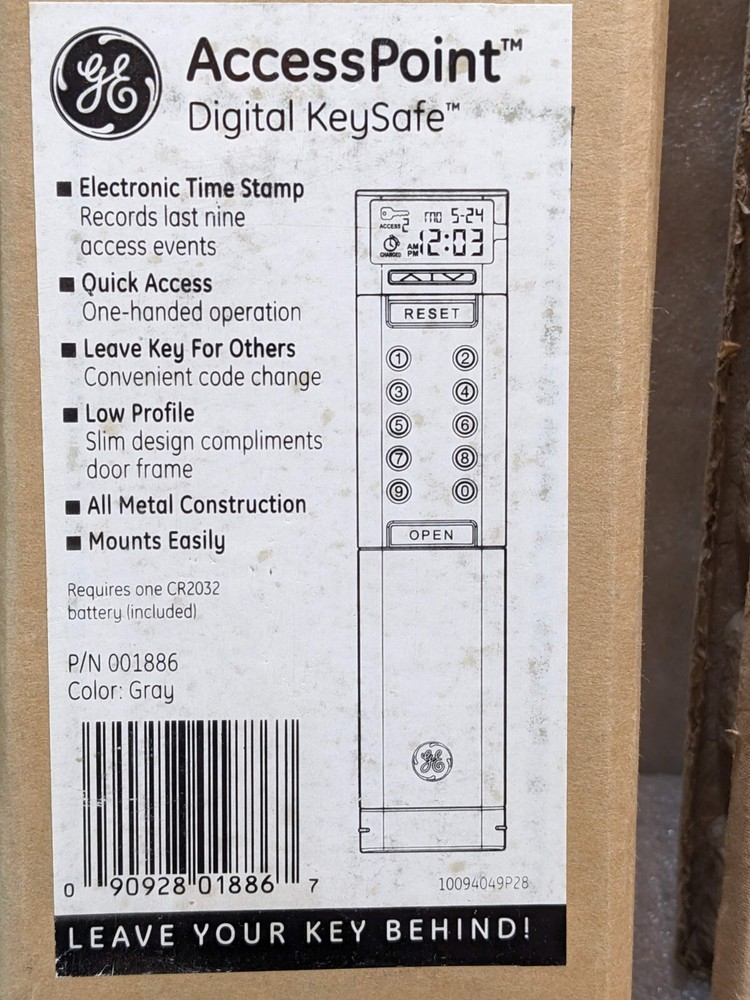 🔥NEW G.E. Access Point Digital Keysafe Key Safe w/ Electronic Time Stamp Bundle