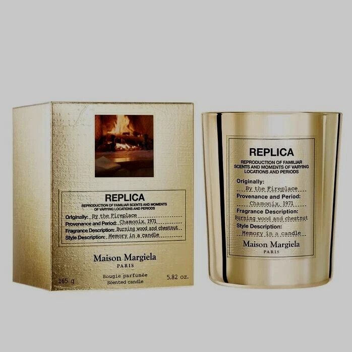 Replica By The Fireplace Scented Candle Maison Margiela 5.82Oz 165g GOLD EDITION