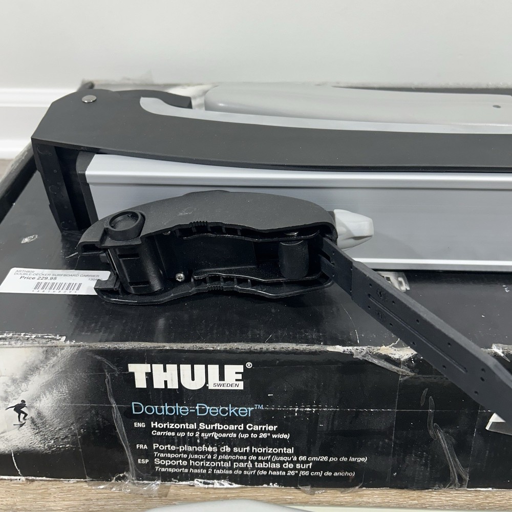 Thule 809 Double Decker Surf Board Rooftop Carrier With 4 Locks/Keys