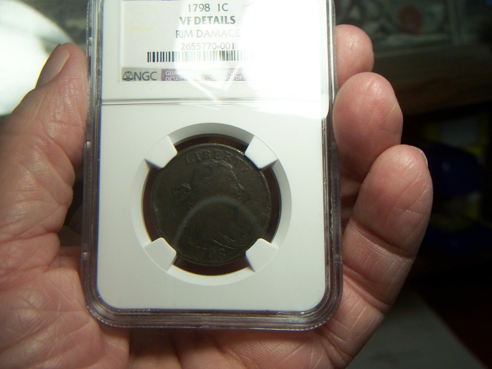 1798 Large Cent NGC VF