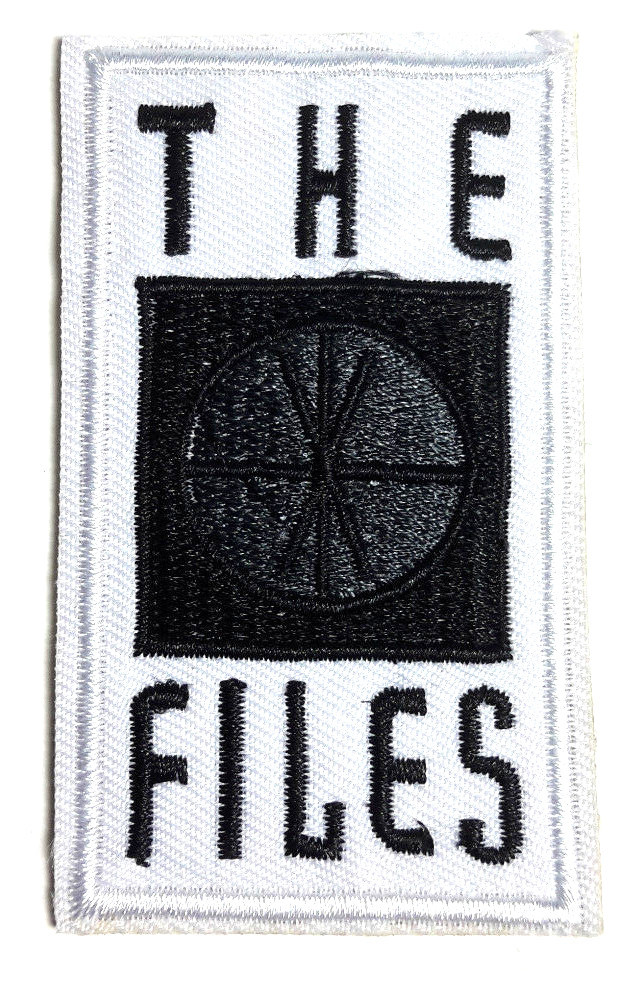 X-Files Rectangular Logo 3" Tall Embroidered Patch- USA Mailed (XFPA-02)