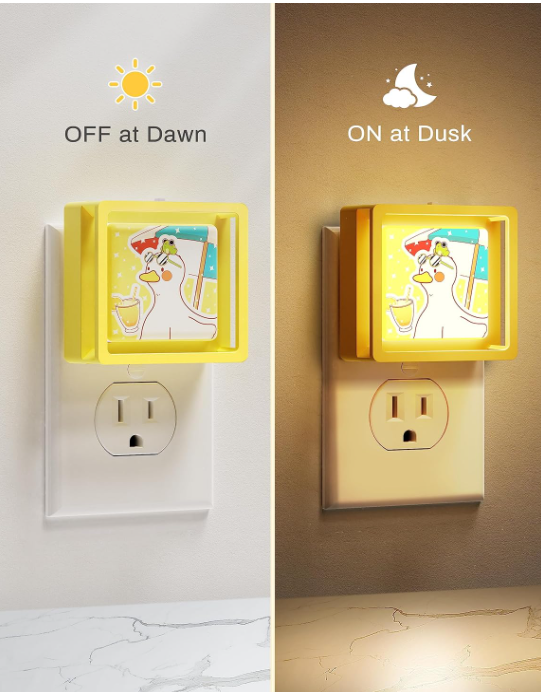 Night Light, Night Lights Plug into Wall, Nightlight with Light Sensors 2 Pack