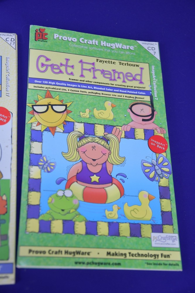 5 Provo Craft HugWare Discs - Win/Mac CDs