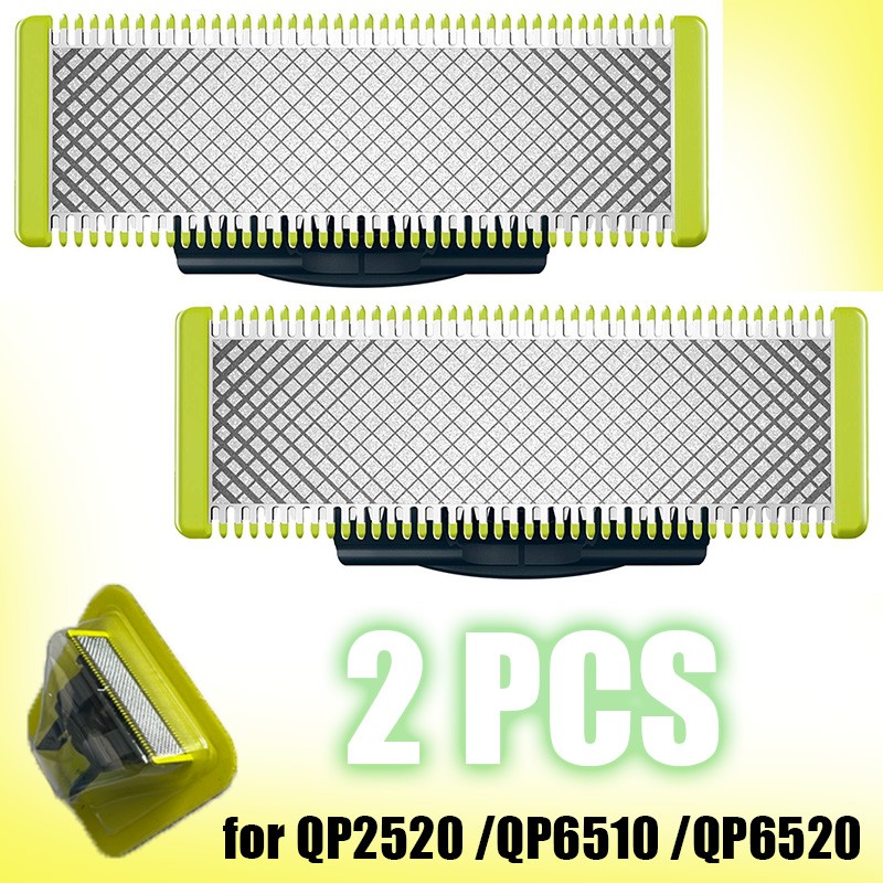 2X Philips OneBlade Razor Shaver QP2520/QP2630 Replacement Blade Head One Blade