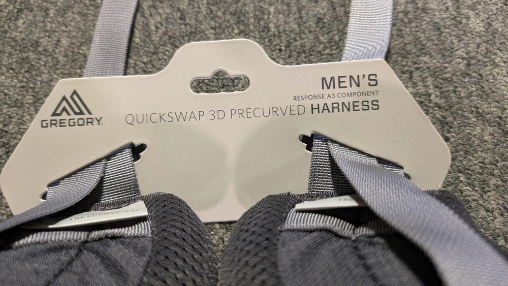 GREGORY QUICKSWAP 3D PRECURVED HARNESS RESPONSE A3 COMPONENT MENS
