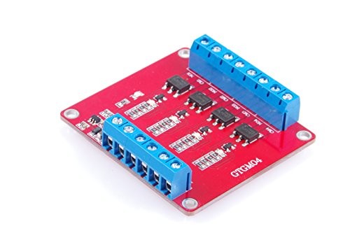 4-Channel Solid State Relay Module High Low Level Trigger 3A Optocoupler