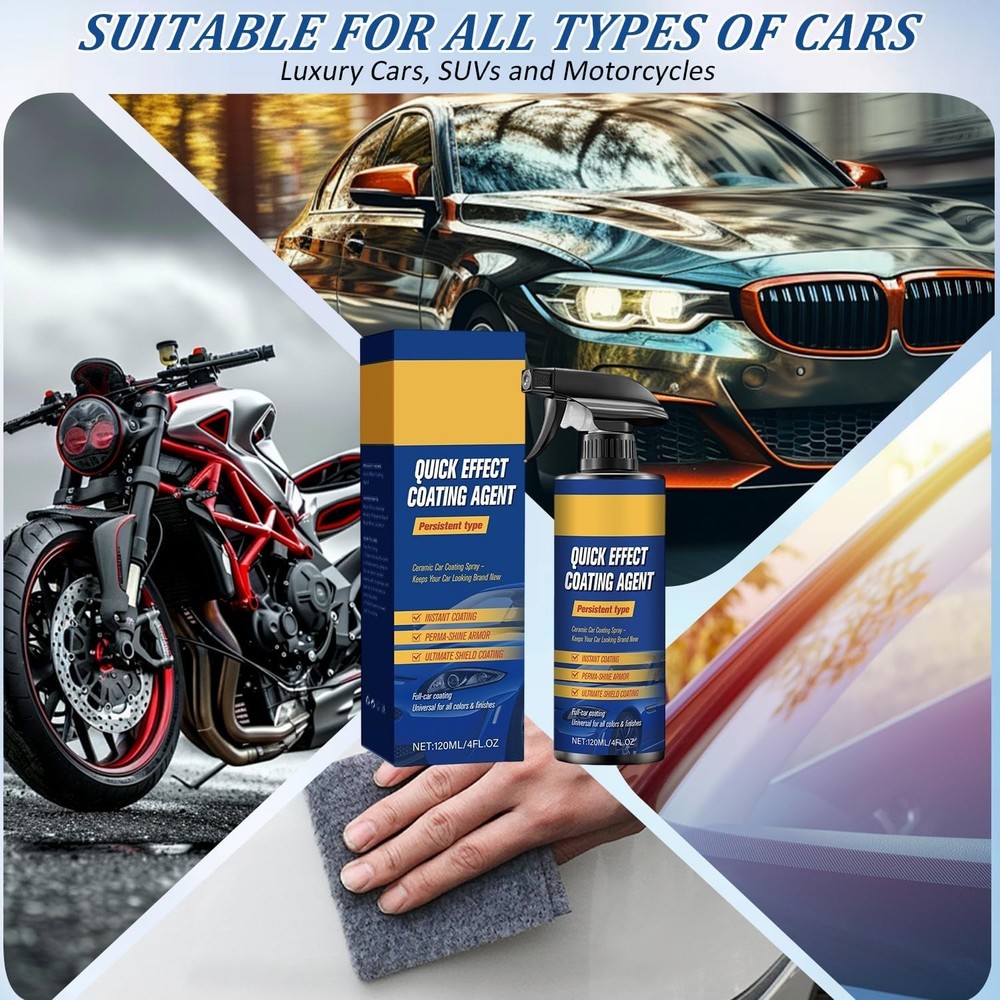 Advanced Car Quick-Acting Coating Agent Spray, Car Coating Spray, Quick Effect