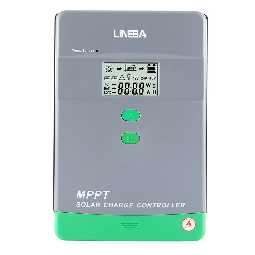100A MPPT Solar Panel Battery Charge Controller 12V 24V 48V Auto Adjustable LCD