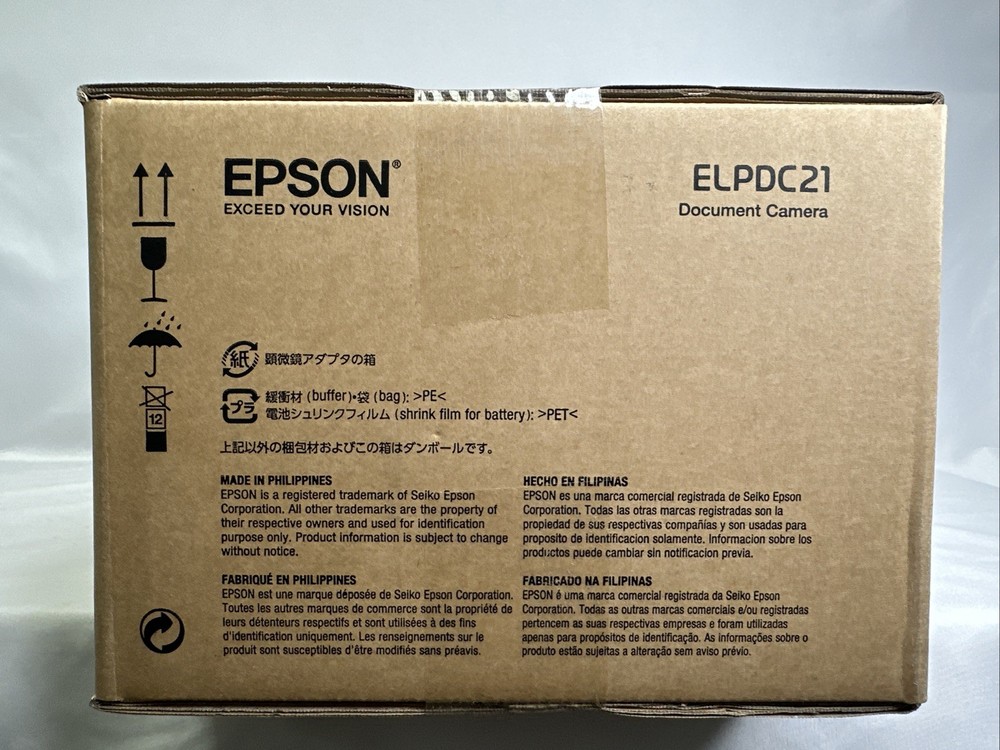 Epson DC-21 High-Definition Document Camera - NEW SEALED!