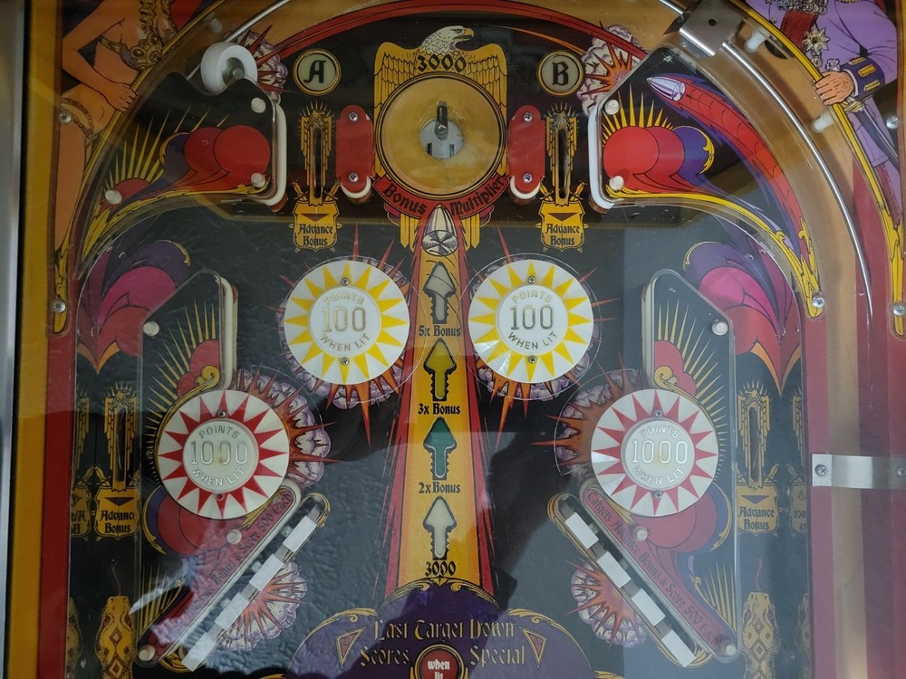 Vintage Mata Hari Pinball Machine, 1978 (Solid State)