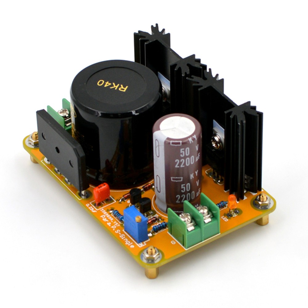 Fully Discrete Parallel A Regulated Power Supply (Single Rail5V ～36V) Kit DIY