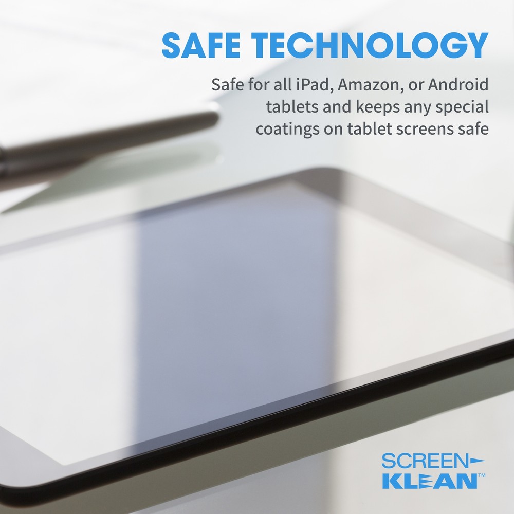 CarbonKlean ScreenKlean Tablet Cleaner Carbon Microfiber Injected Black 1 Count