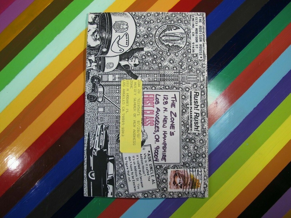 vtg underground comic comix -- Gary and Paula party invitation 1987