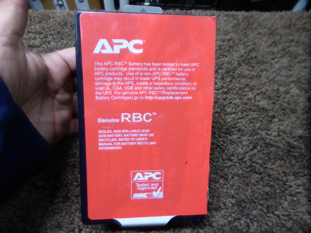 APC 0M-10120E-001 Replacement RBC124 UPS Battery 1PC