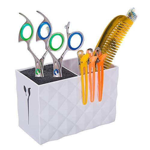Professional Scissors Box Holder Case Desktop Combs Clips Storage Box for Barber