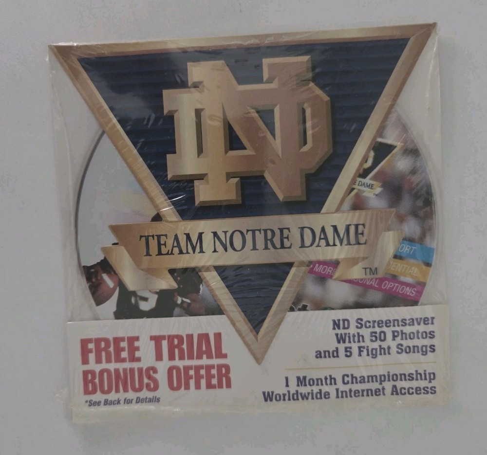 Notre Dame Computer Screen Saver Disk PC