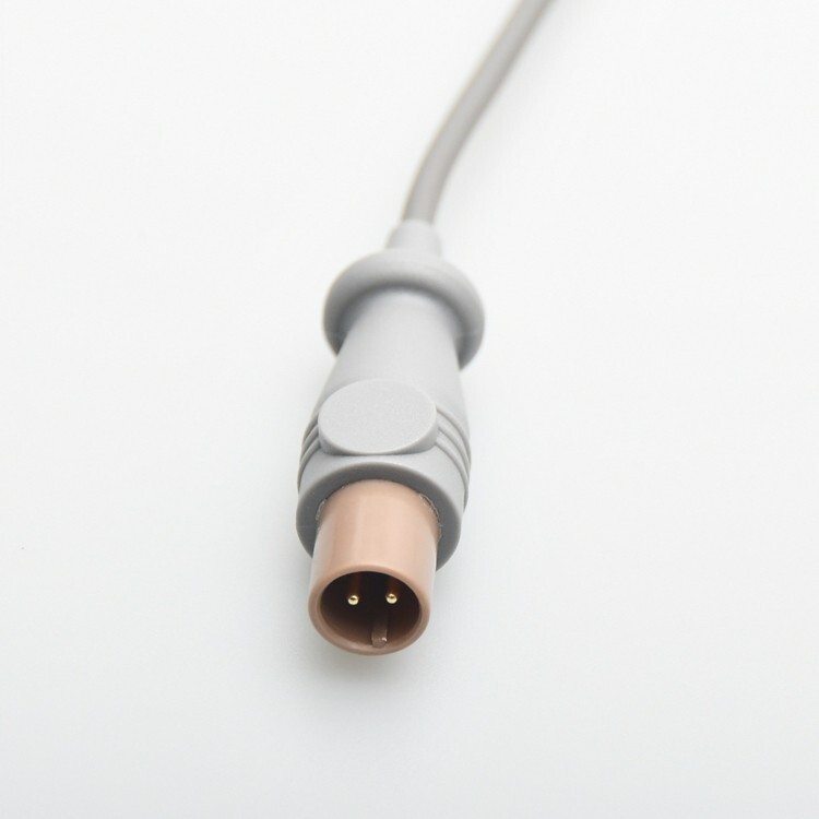 Reusable Temperature Adapter Cable Round 2Pin Plug, Molex Connector for Philips