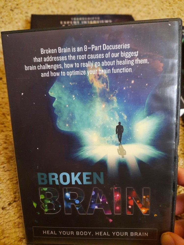 Broken Brain DVD, Workbooks, Interviews N Transcripts Mark Hyman NEW