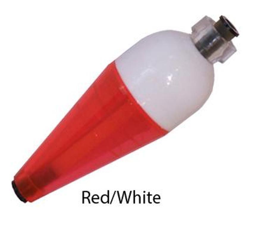 Rainbow Plastics A-Just-A Bubble Red White Fishing Float Bobber Mini