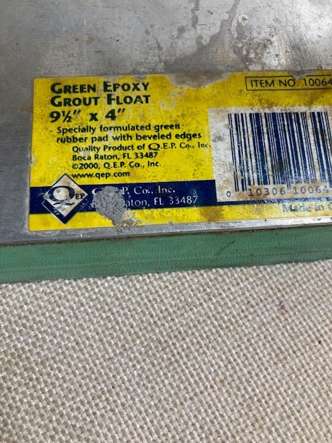 Rubber Grout Float – 9.5” x 4 Inch Grout Float for Tile Plus Two Trowels