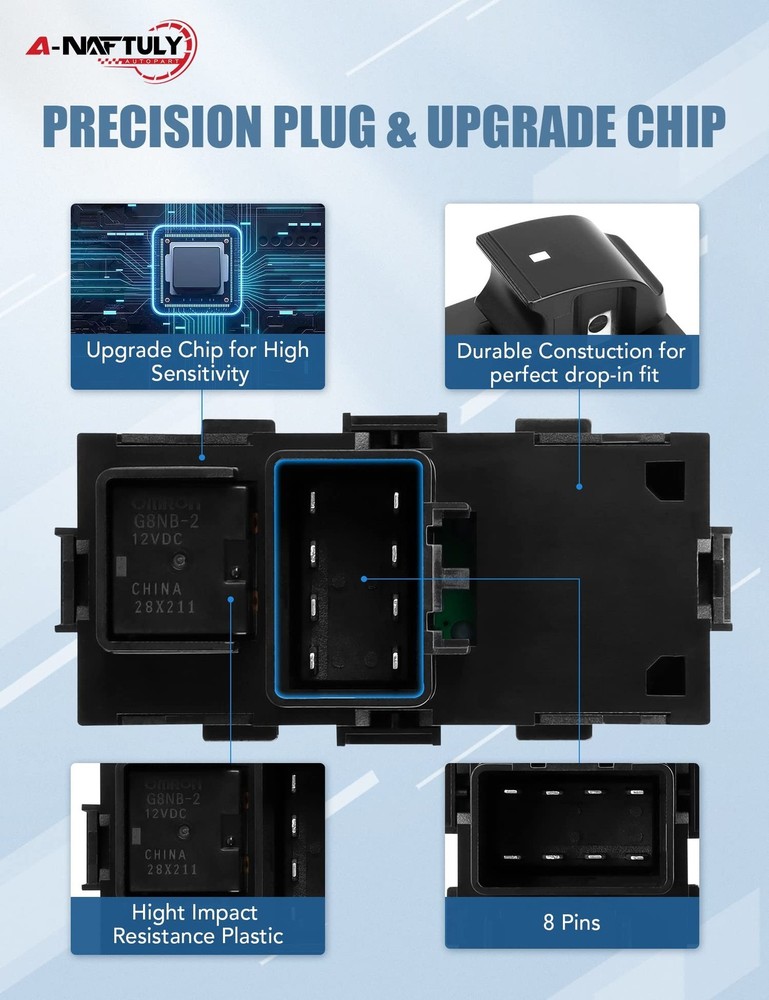 Power Window Switch Driver Side,Passenger Window Switches Compatible with 200...